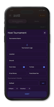 Create a Tournament