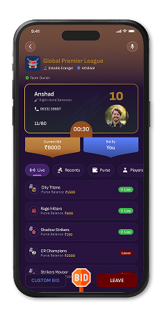 Go Live with Bidding